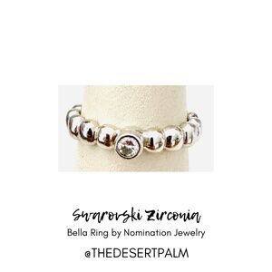 Nomination Bella Swarovski Zirconia Ring ✨ | Sterling Silver | Size 7